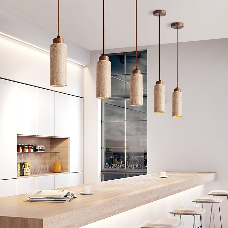 Solvara Travertine Pendant Lamp