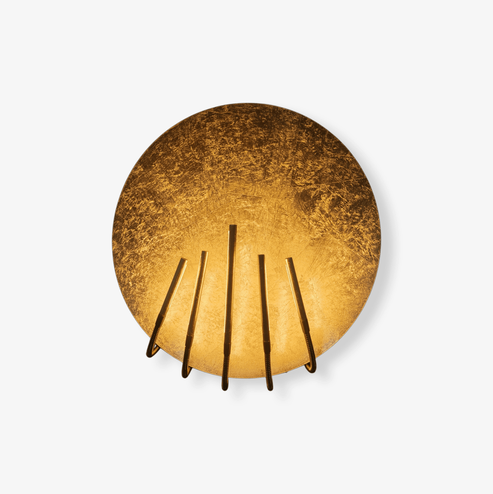 Golden Aura Wall Light
