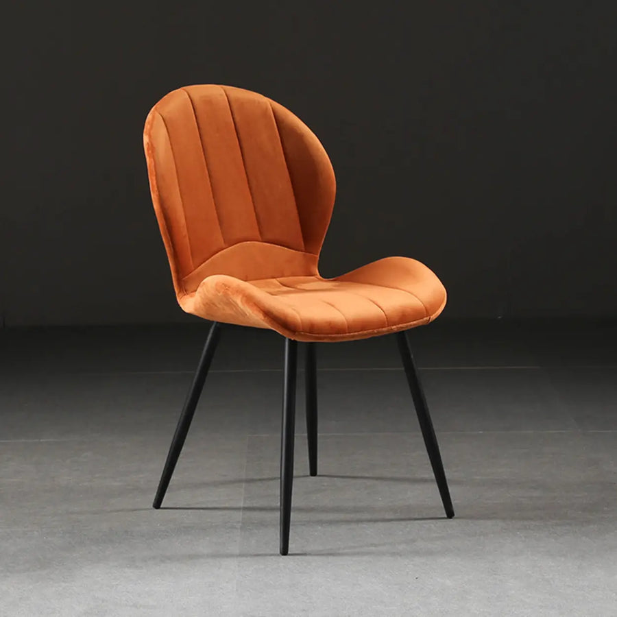 Glam Modern Velvet Accent Chair with Side Dining Chair