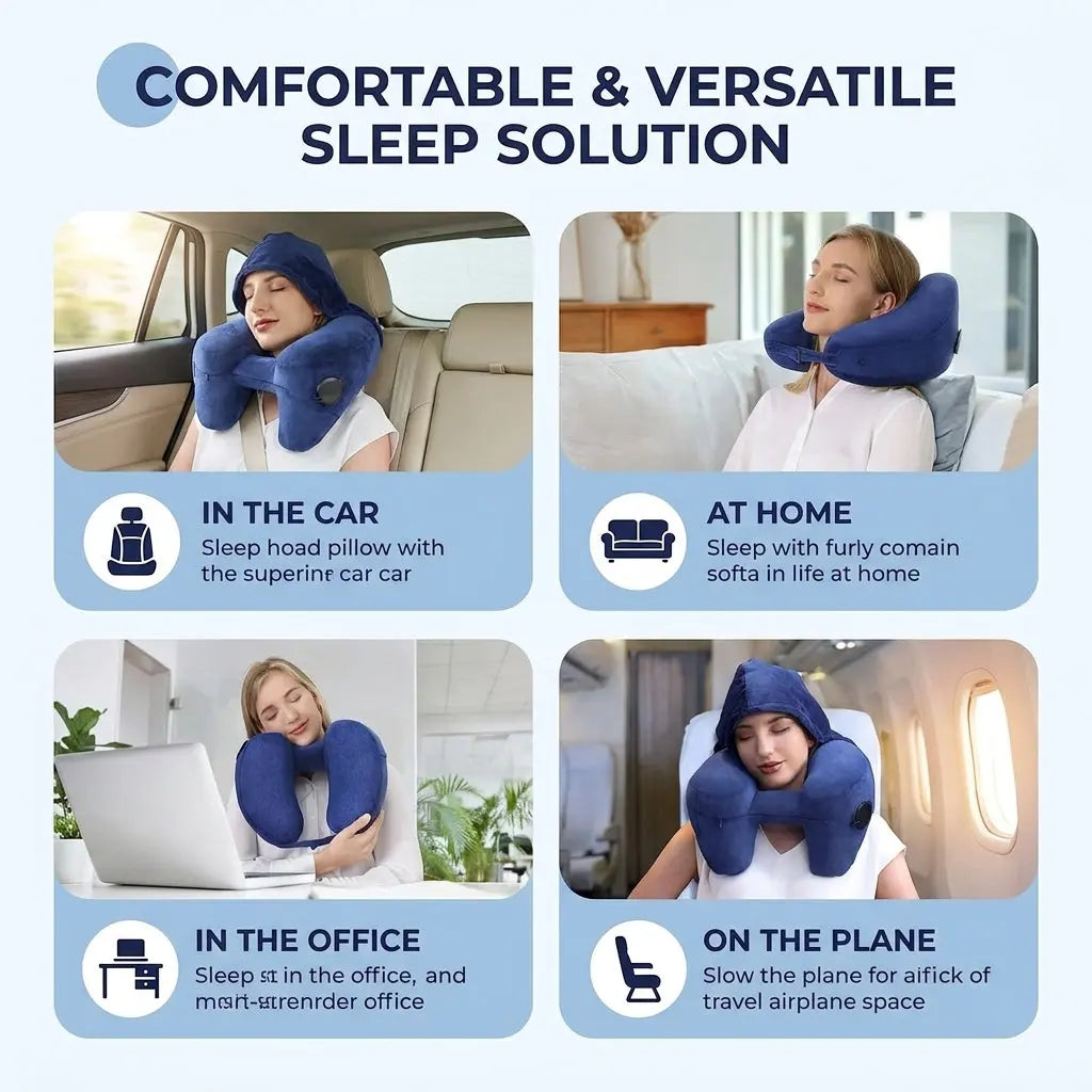 Sleepwyn Inflatable Hooded Pillow