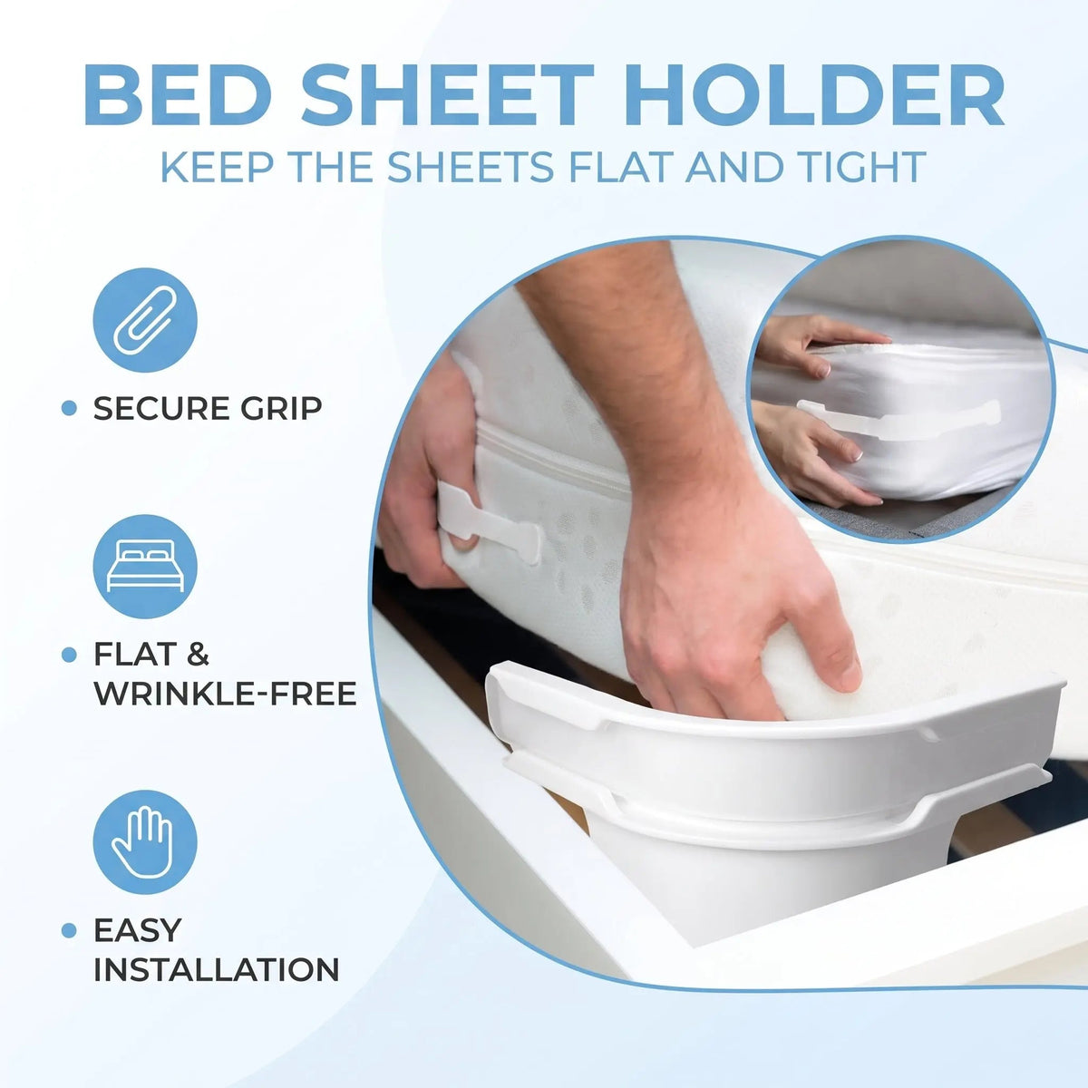 Sleepwyn Sheet Gripper Straps (4 Pcs)