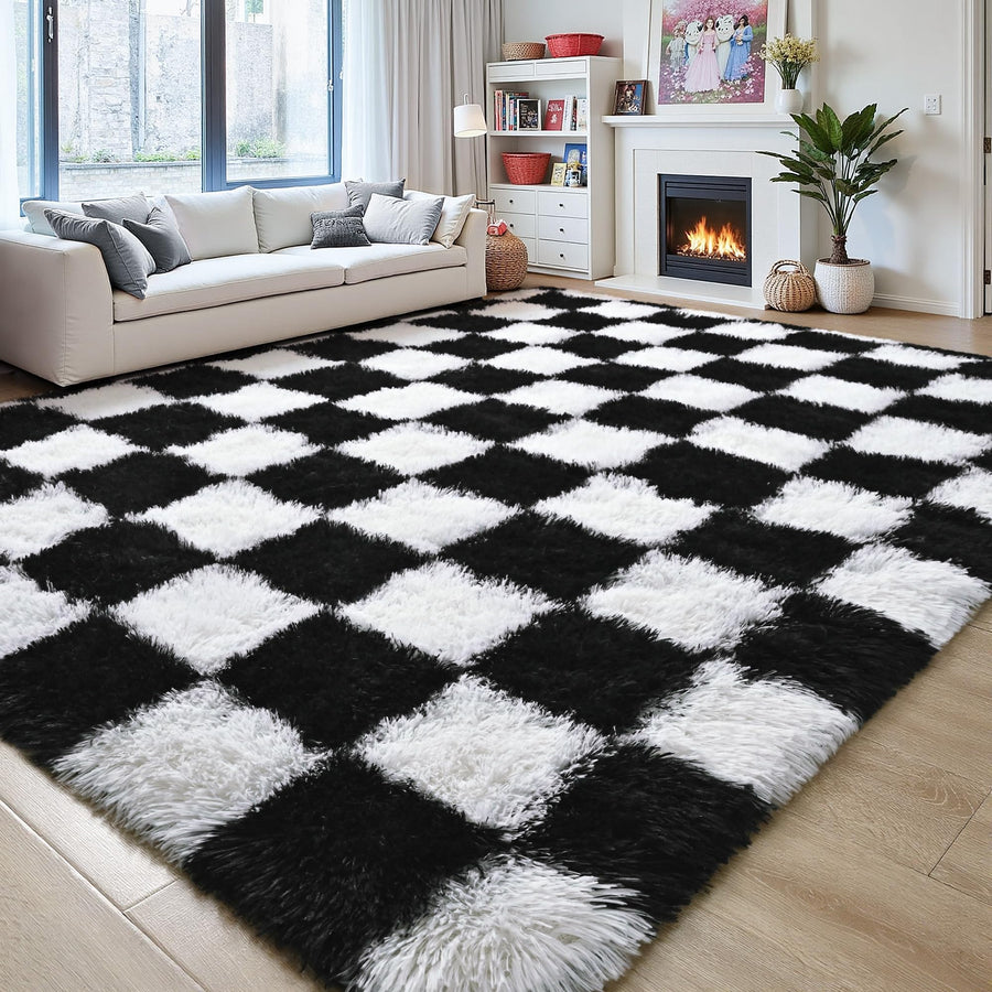 Sleepwyn Checkered Area Rug