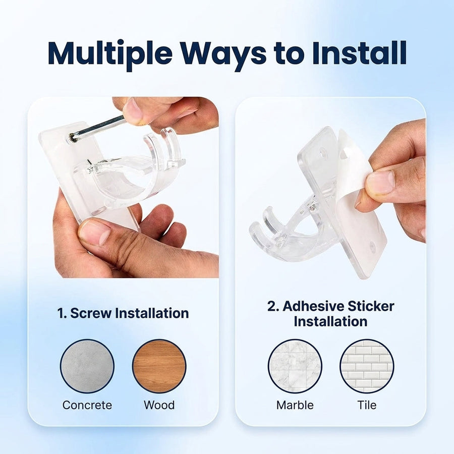 Sleepwyn No Drill Curtain Bracket (4 Pcs)