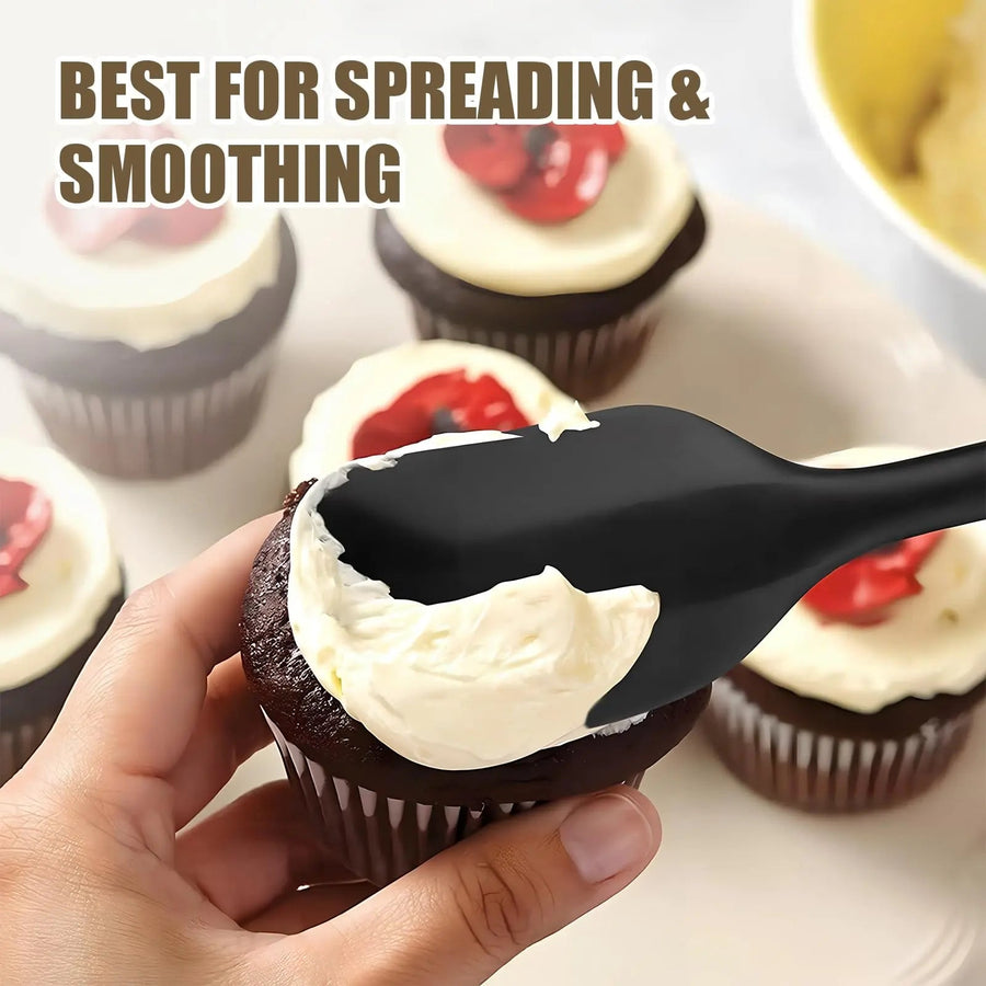 Sleepwyn Food Grade Silicone Spatula Set (9 Pcs)