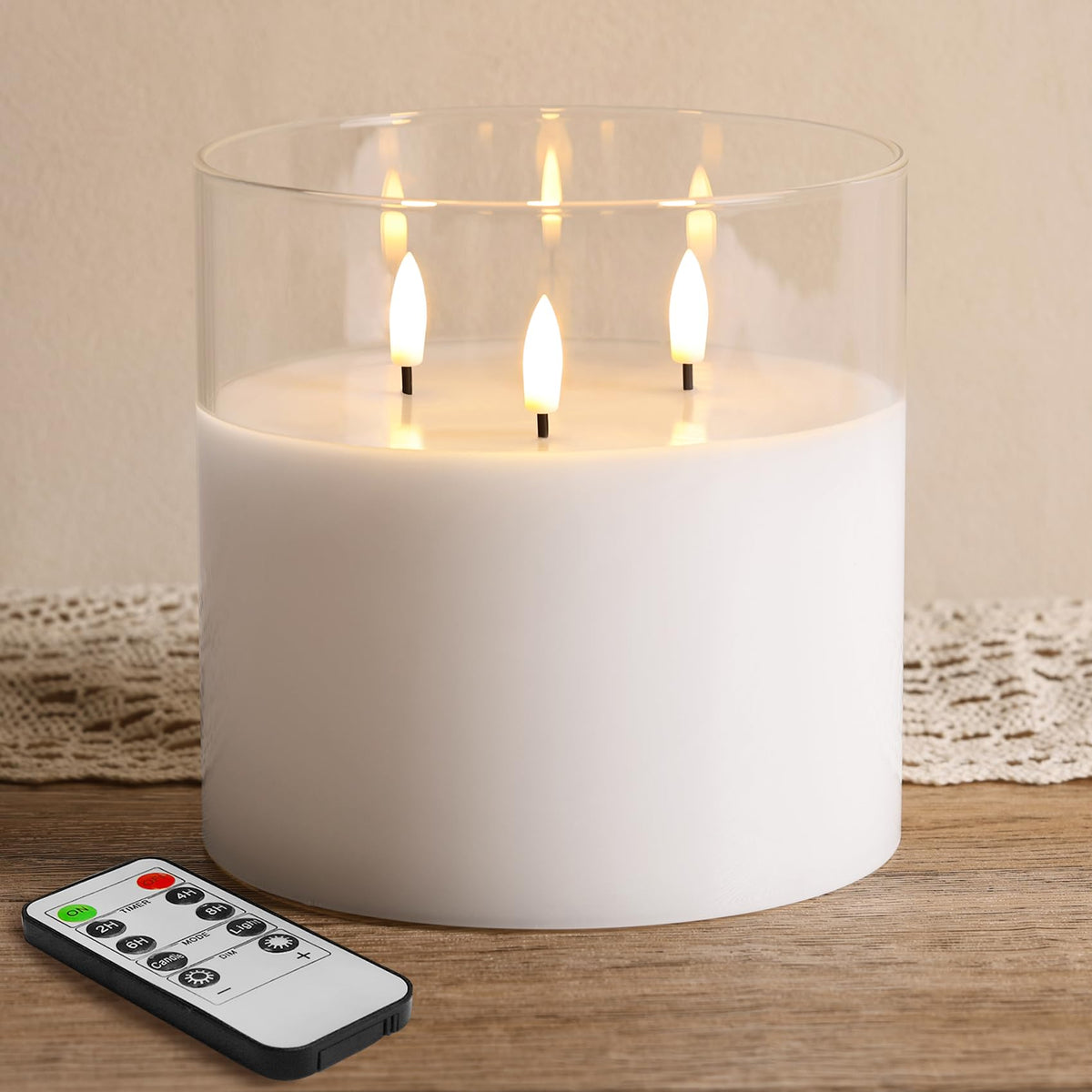 Sleepwyn Remote Flameless Pillar Candle