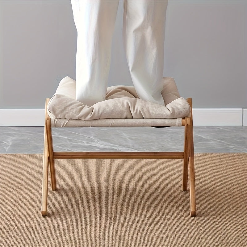 Sleepwyn Wooden Footstool Bench