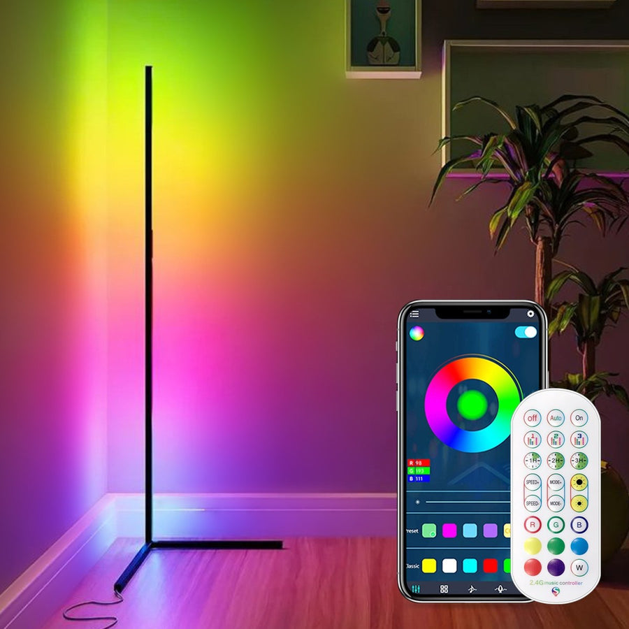 Sleepwyn RGB LED Corner Floor Lamp
