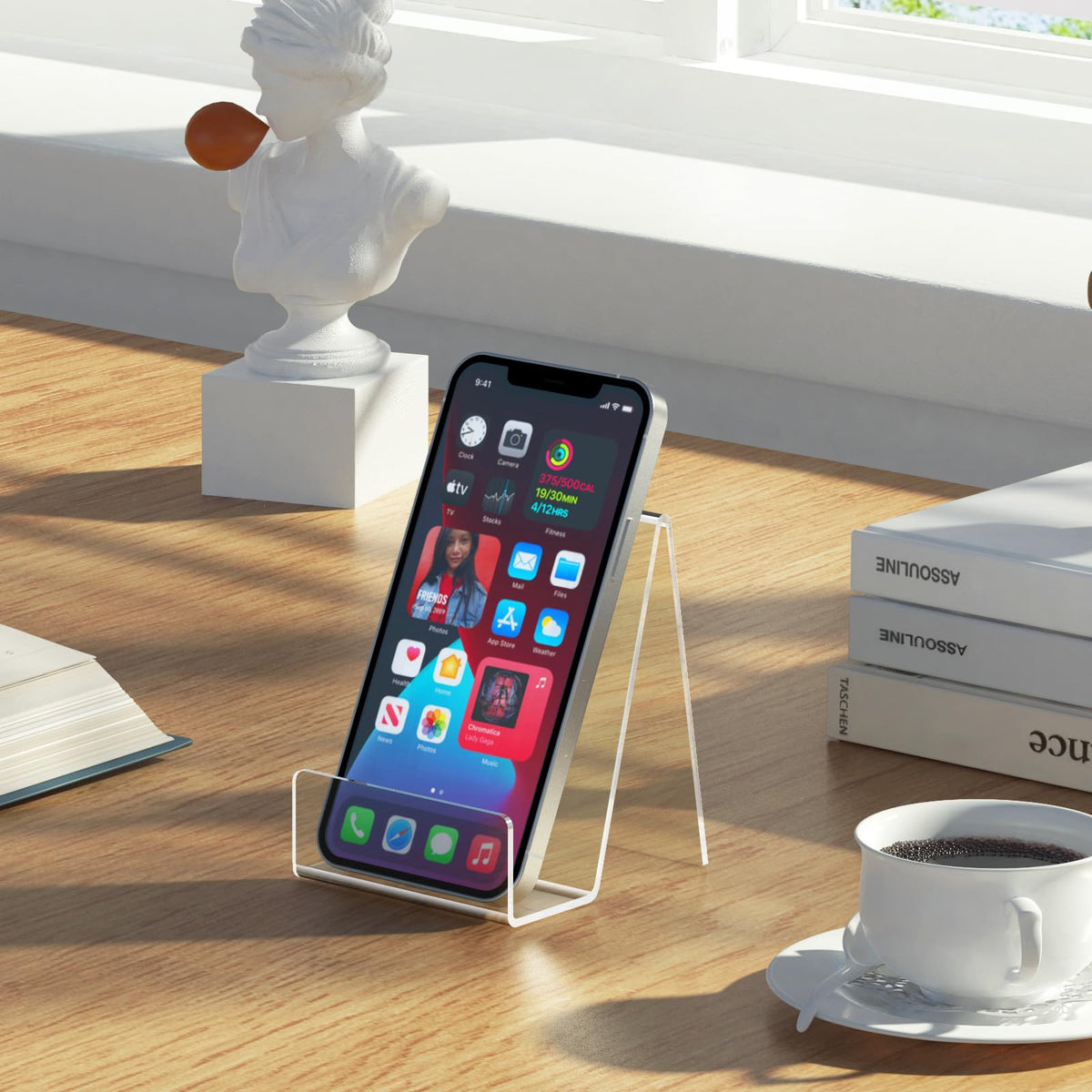 Sleepwyn Acrylic Book Display Stand (2 Pcs)