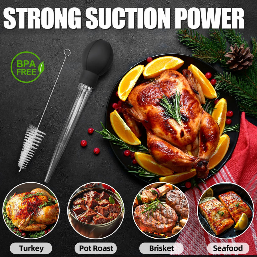 Sleepwyn BBQ Basting Syringe (2 Packs)
