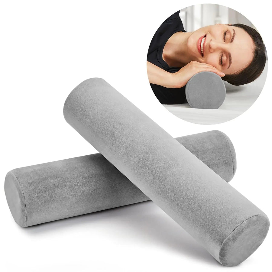 Sleepwyn Neck Roll Bolster Pillow (2 Packs)