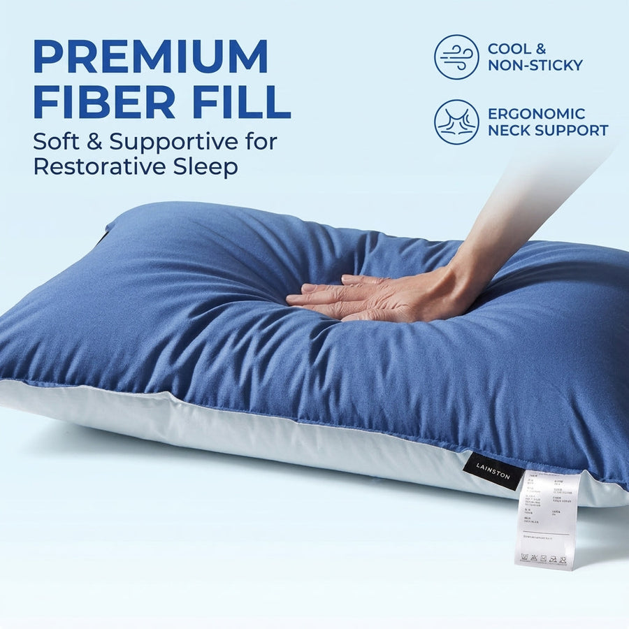 Sleepwyn Rectangle Medium Support Cotton Pillow