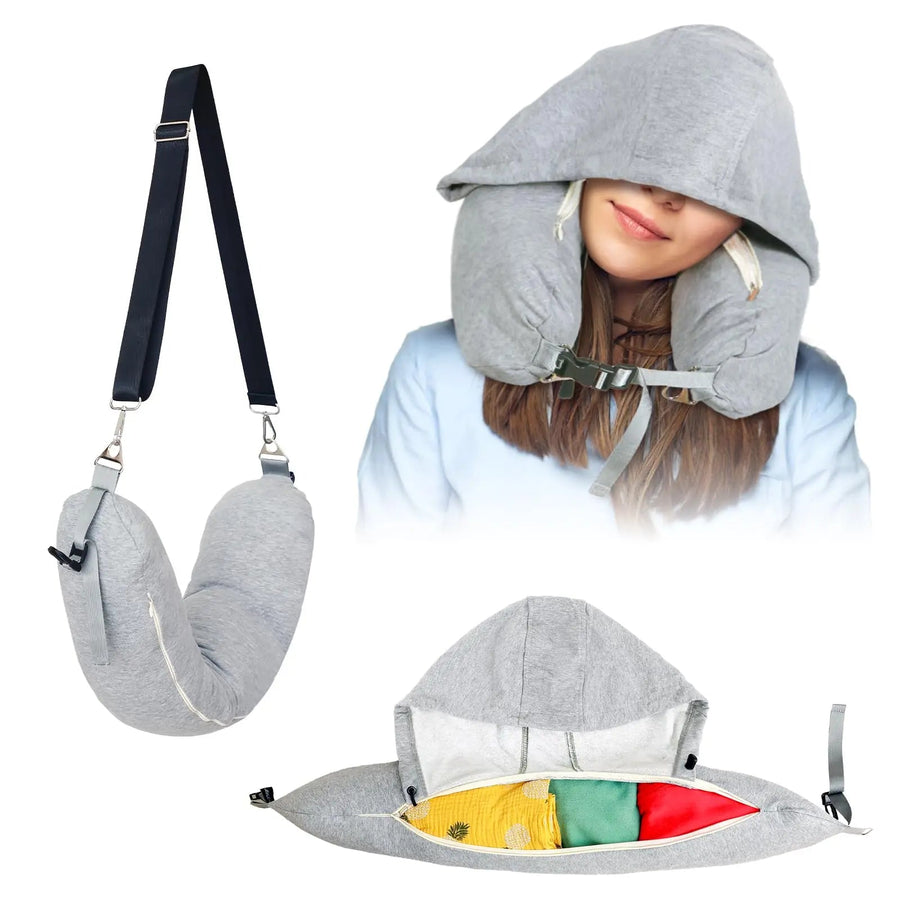 Sleepwyn Stuffable Hooded Travel Pillow