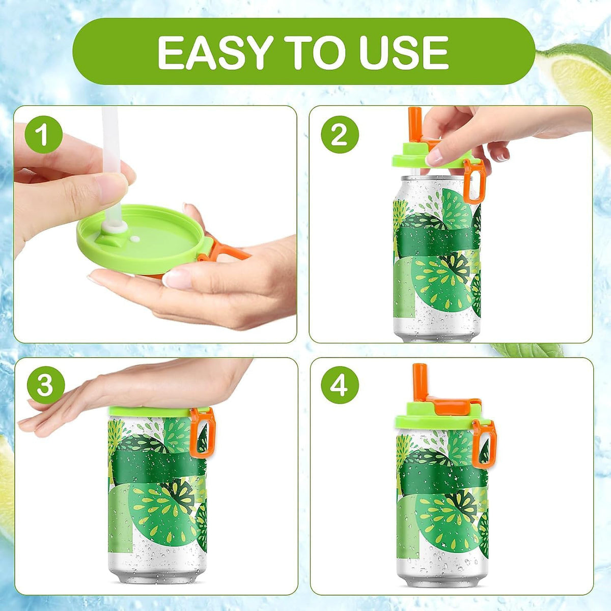 Sleepwyn Reusable Can Lid Cover (2 Pcs)