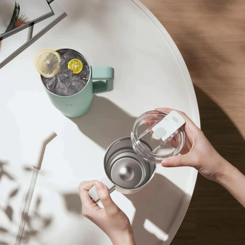 Sleepwyn Tumbler with Handle & Straw