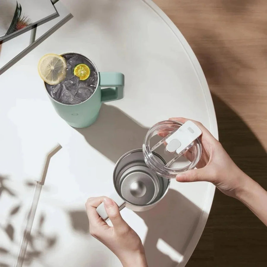 Sleepwyn Tumbler with Handle & Straw
