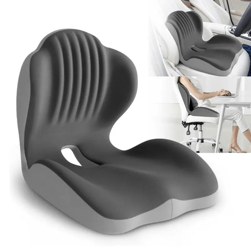 Sleepwyn Memory Foam Seat Cushion with Back Support
