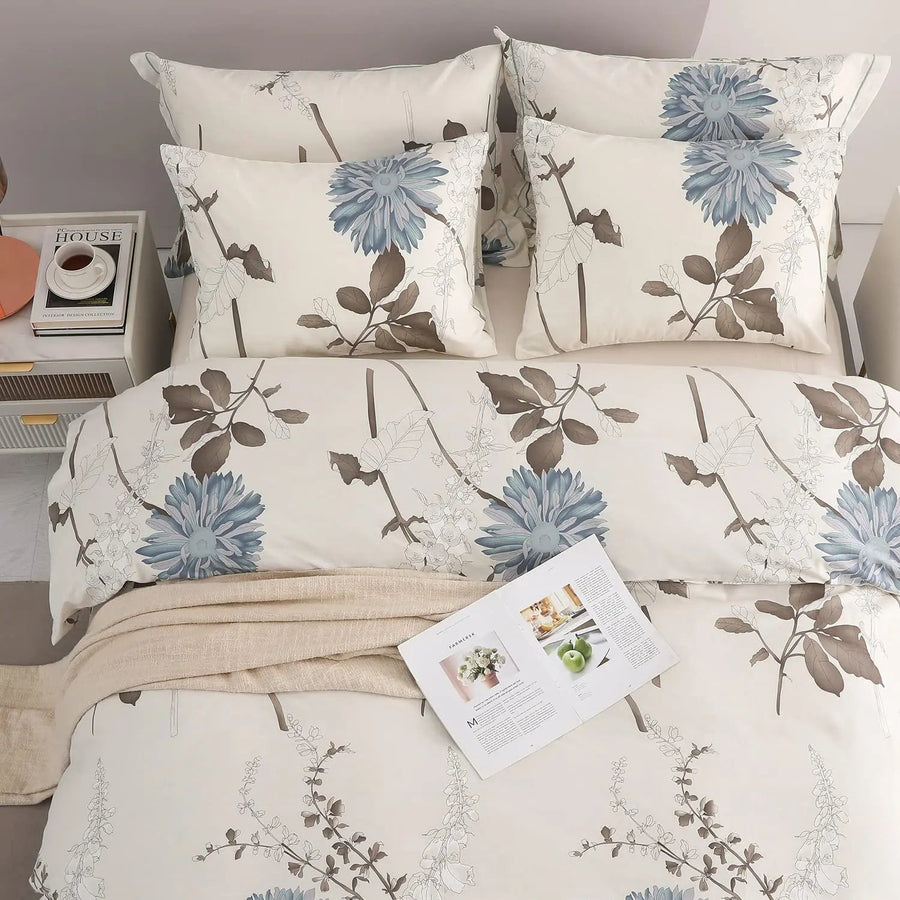 Sleepwyn Cotton Botanical Bedding Set (4 Pcs)