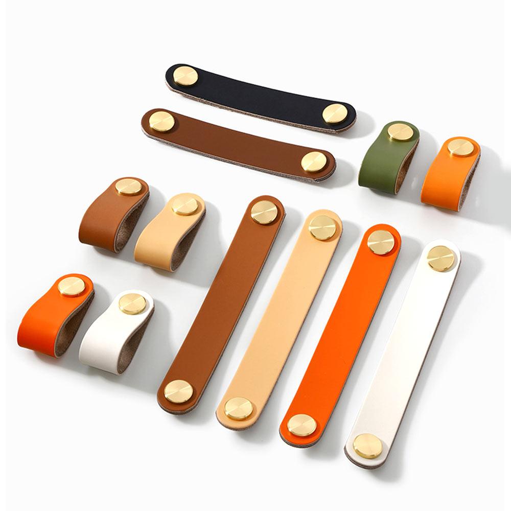 Sleepwyn Luxury Leather Cabinet Drawer Pulls (4 pcs)