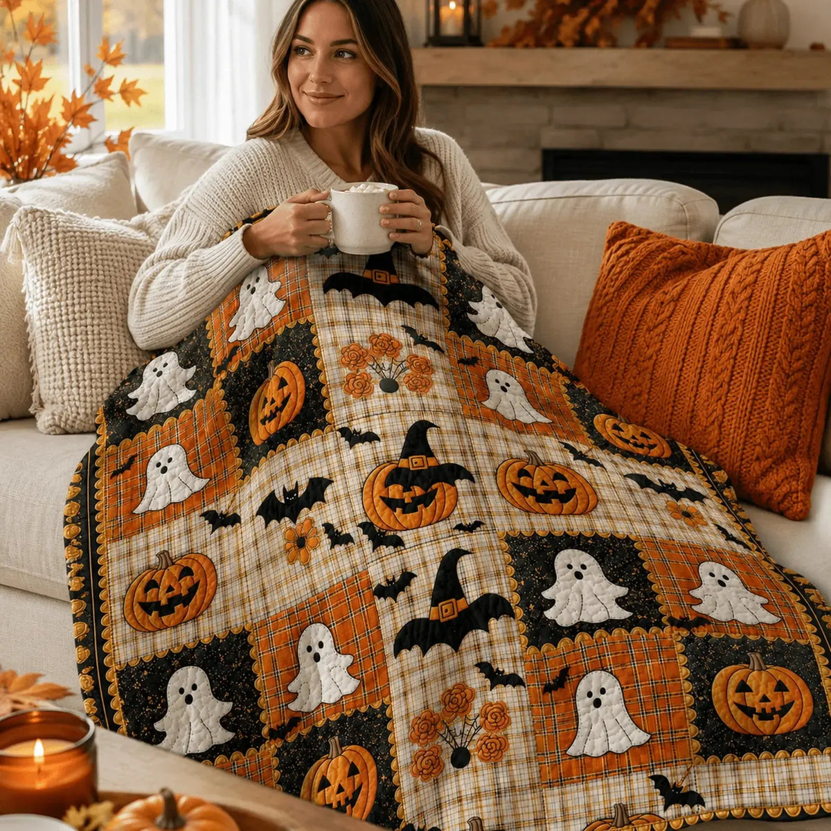 Sleepwyn Halloween Patchwork Blanket