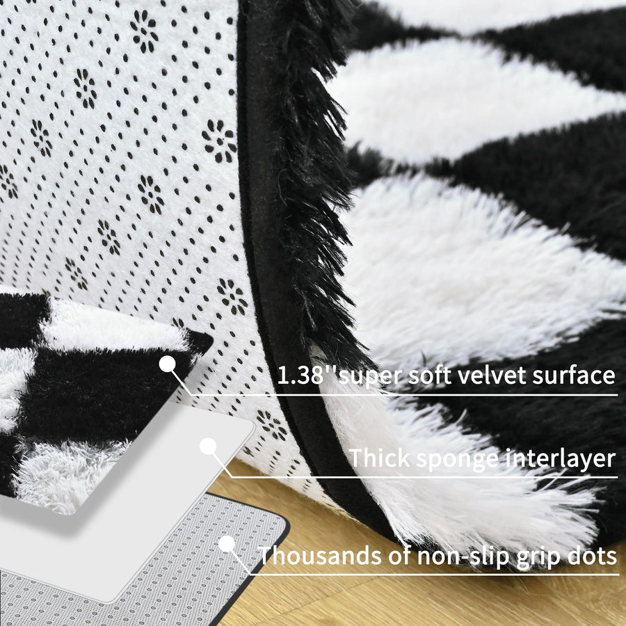 Sleepwyn Checkered Area Rug