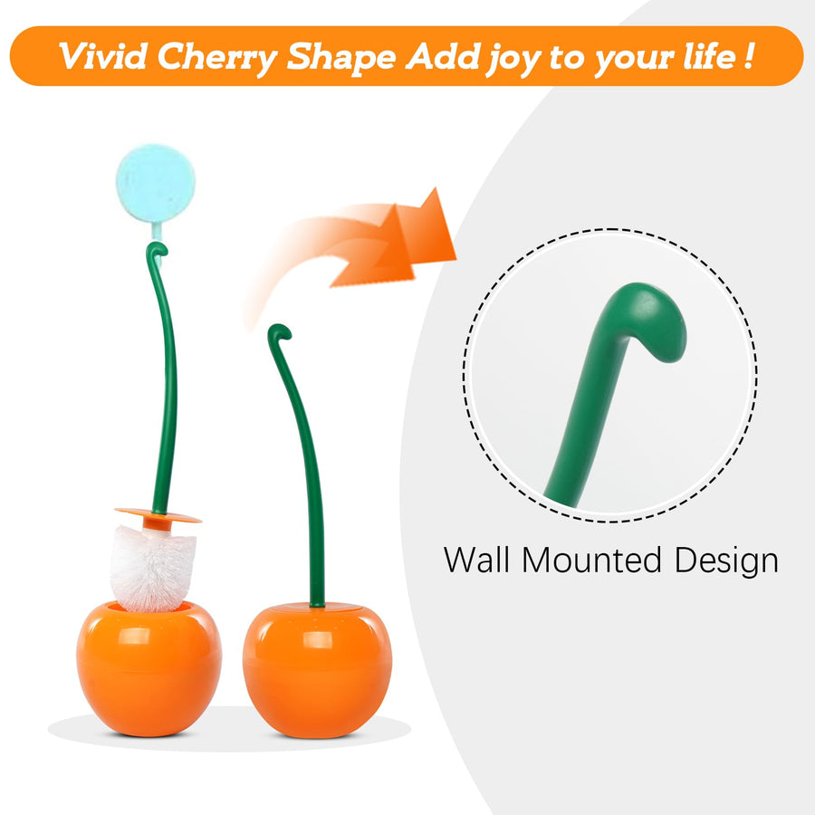 Sleepwyn Cherry Toilet Brush Set