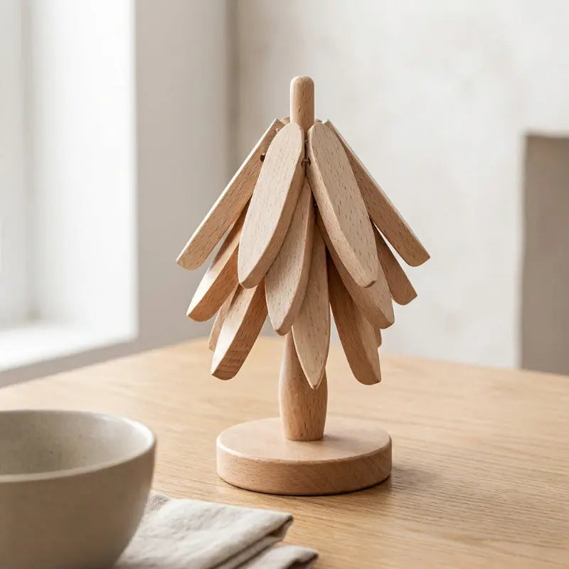 Sleepwyn Wooden Trivet Set (4 Pcs)