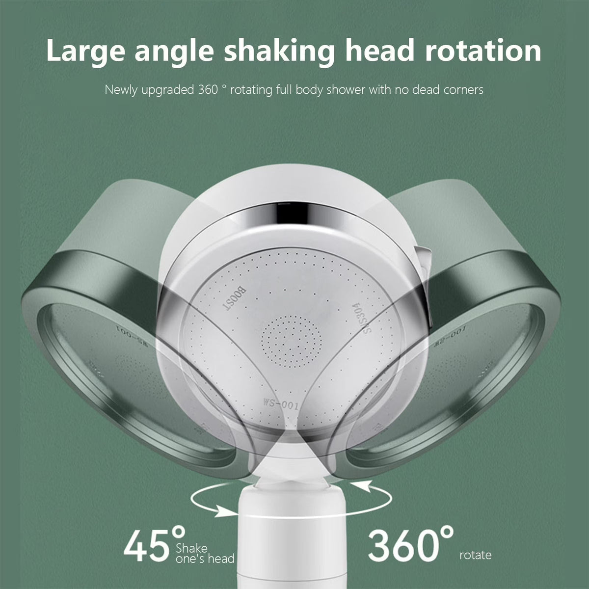 Sleepwyn One-Touch Stop Showerhead