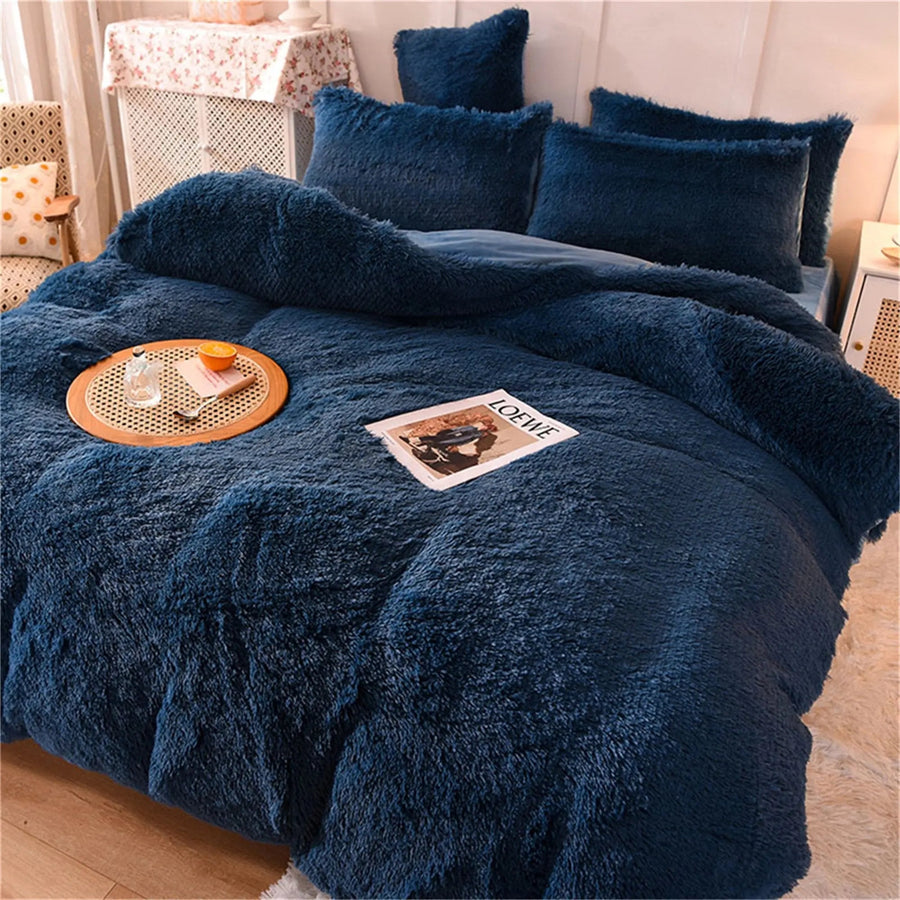 Sleepwyn Plush Duvet Cover Set (4 Pcs)