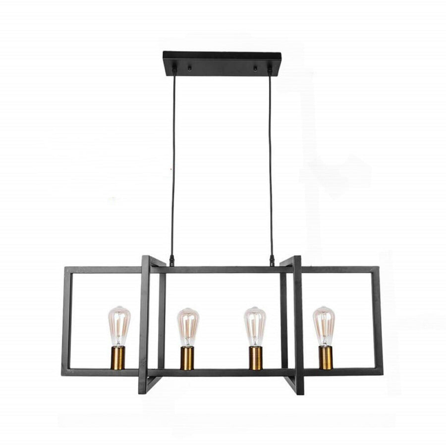 Industrial Metal Cage Kitchen Island Pendant Light