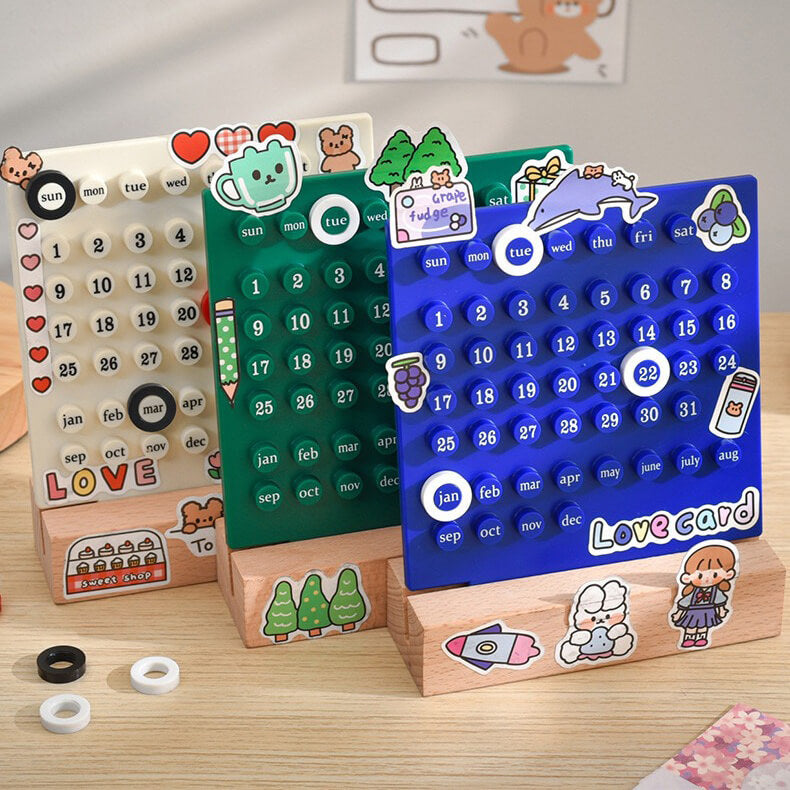 Kawaii Table Top Calendar