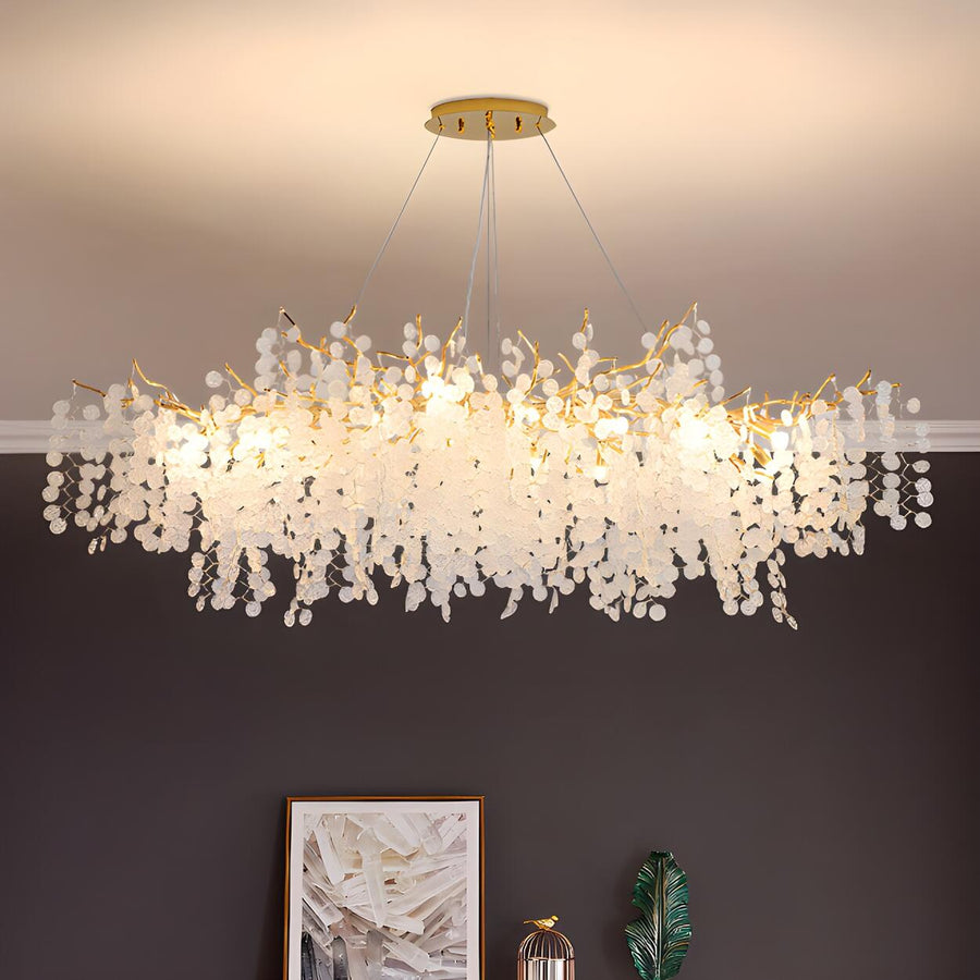 Luxury Gold Tree Branch Island Chandelier Light