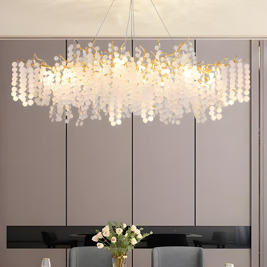 Luxury Gold Tree Branch Island Chandelier Light