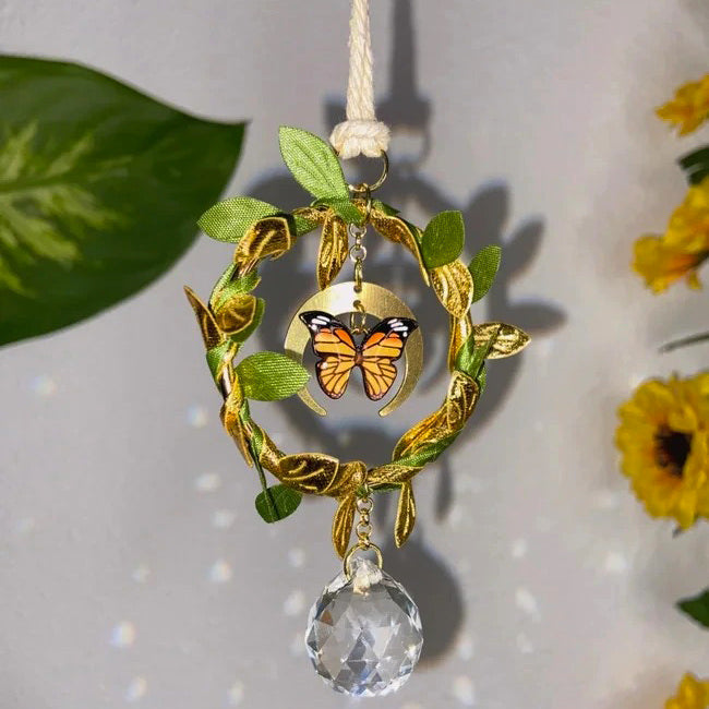 Mini Moon Butterfly Suncatcher