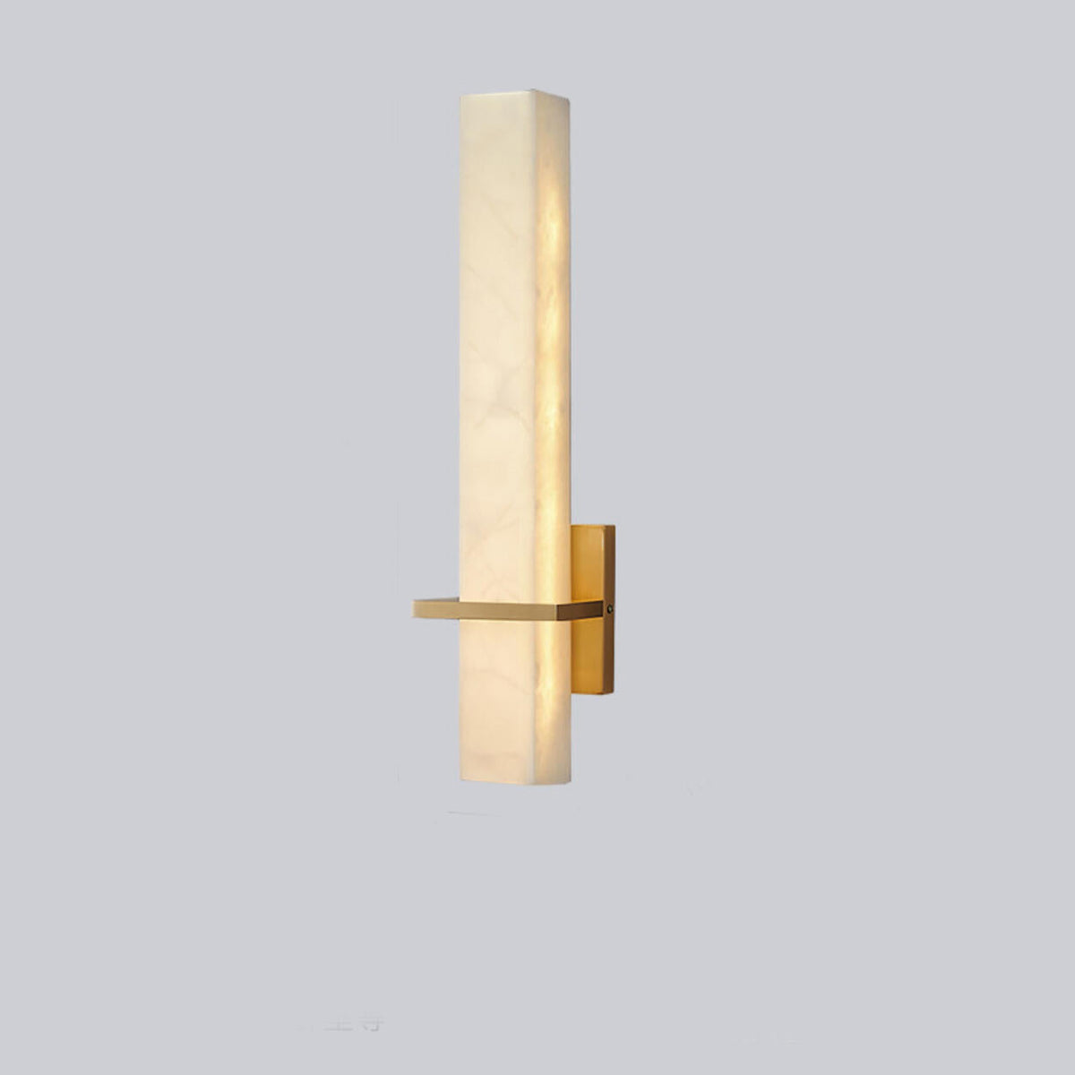 Minimalist Marble Texture Gold Geometric Wall Sconce