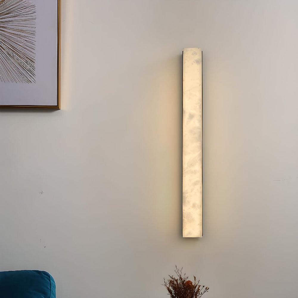 Minimalist Marble Vertical LED Wall Sconce Light