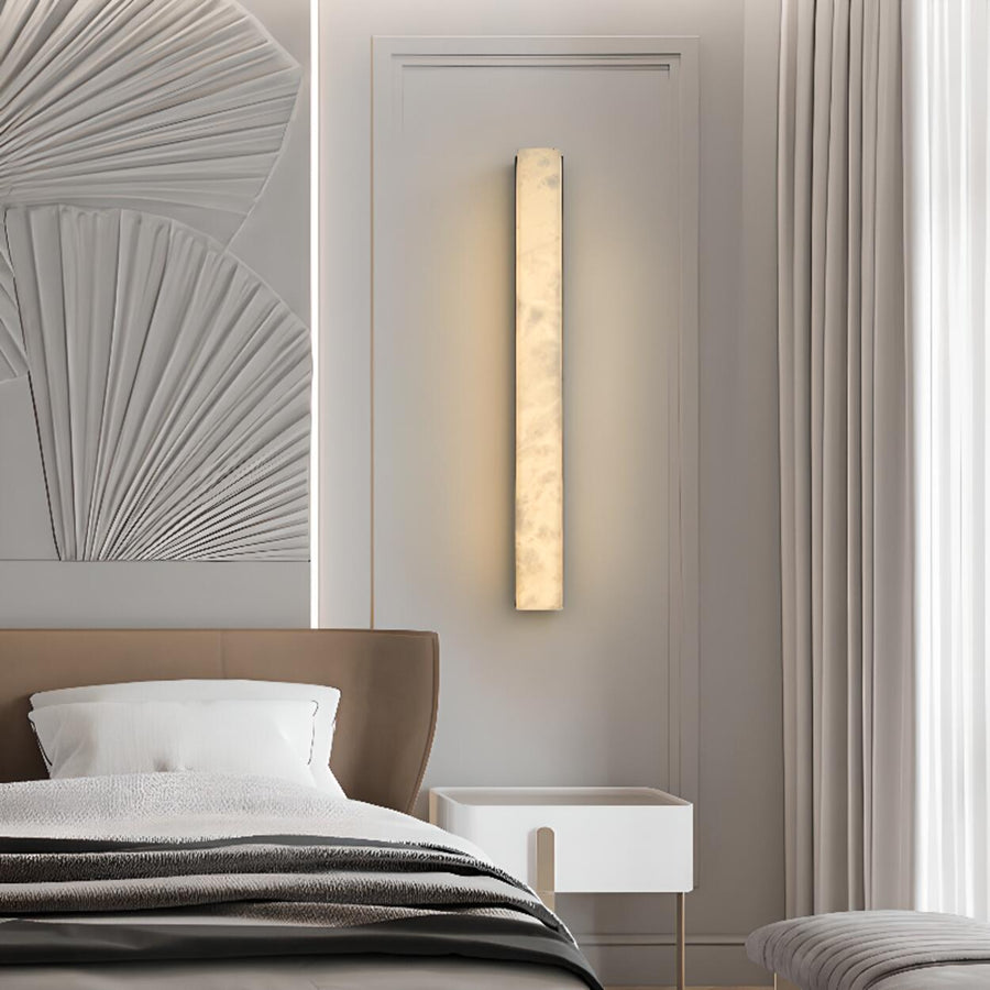 Minimalist Marble Vertical LED Wall Sconce Light