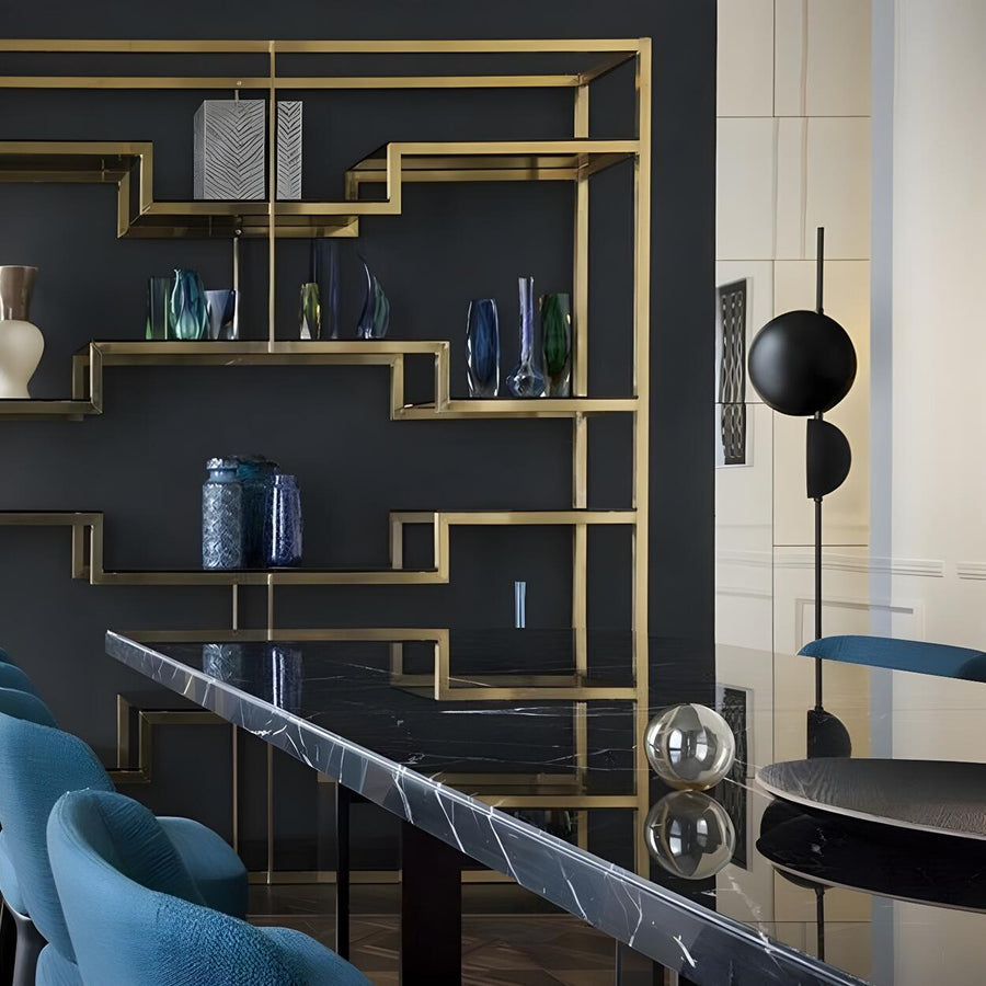 Minimalist Modern Double Black Dome Metal Floor Lamp