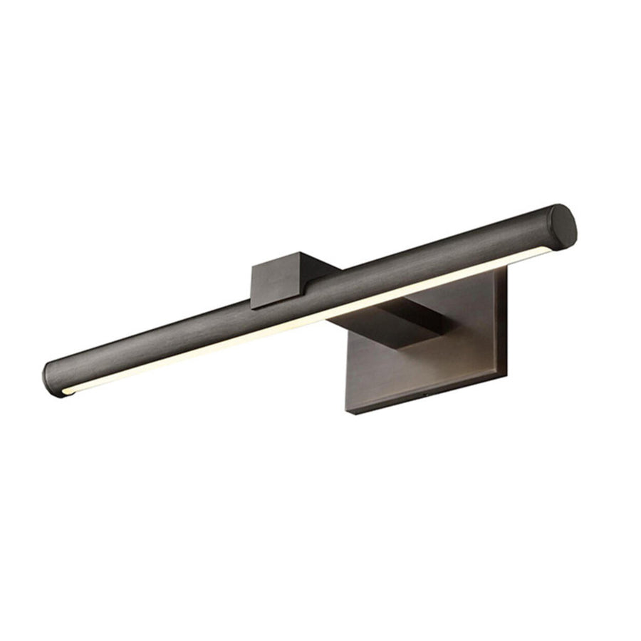 Modern Matte Black Cylinder LED Vanity Wall Light