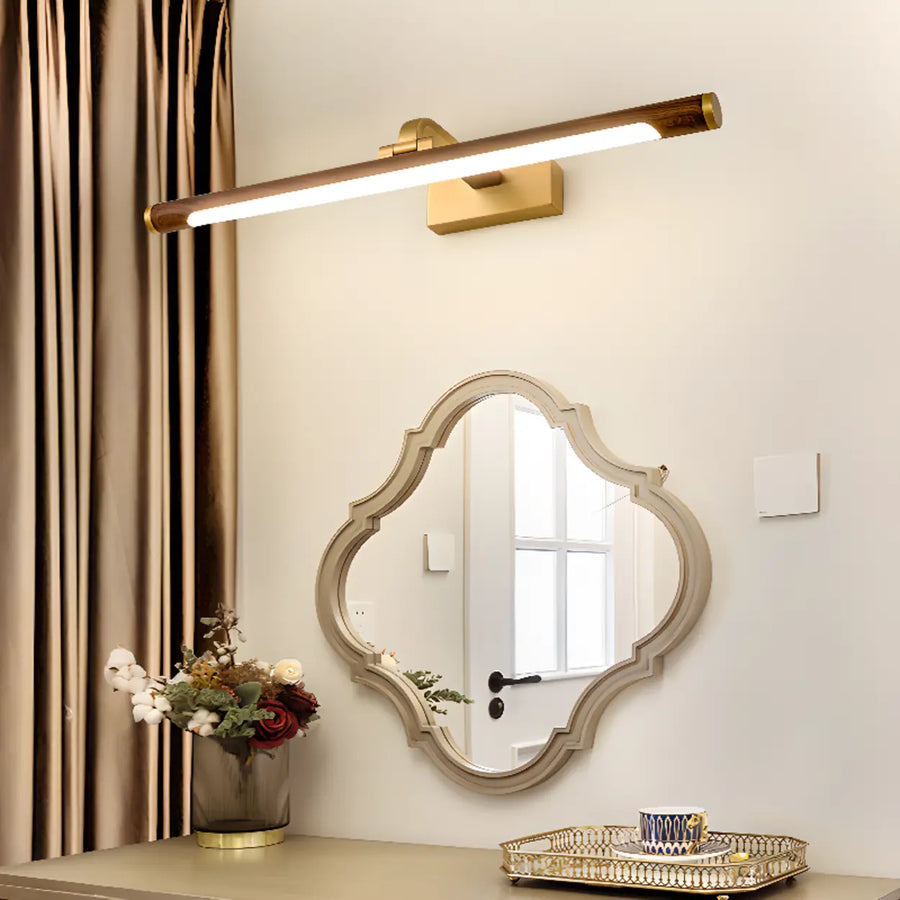 Modern Metal Gold LED Vanity Light Fixture