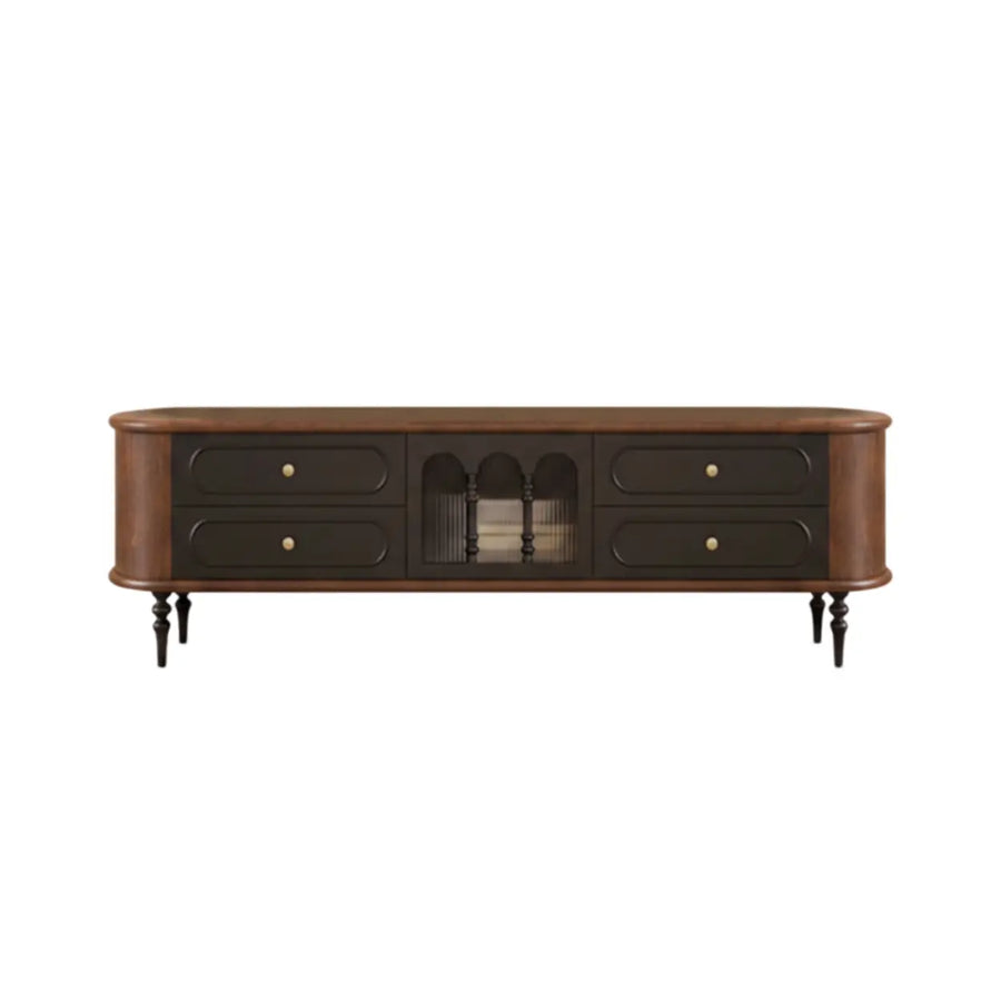 Modern Retro TV Stand Cabinet with Storage Drawers