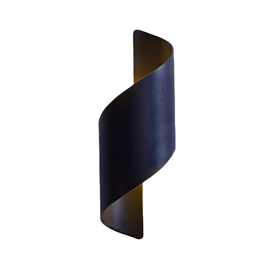 Modern Twisted LED Up Down Wall Sconce