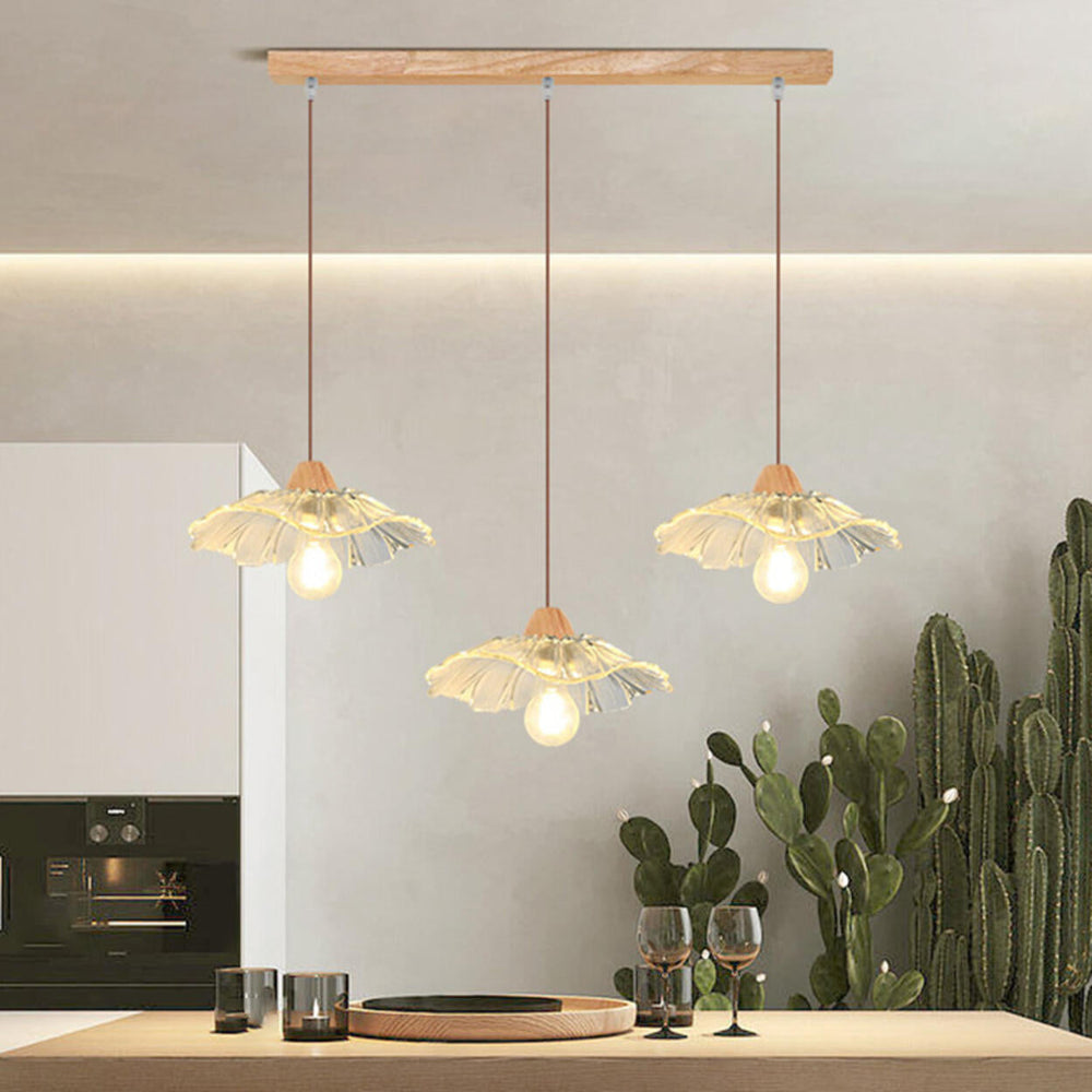 Nature 3-Light Adjustable Floral Island Pendant Light