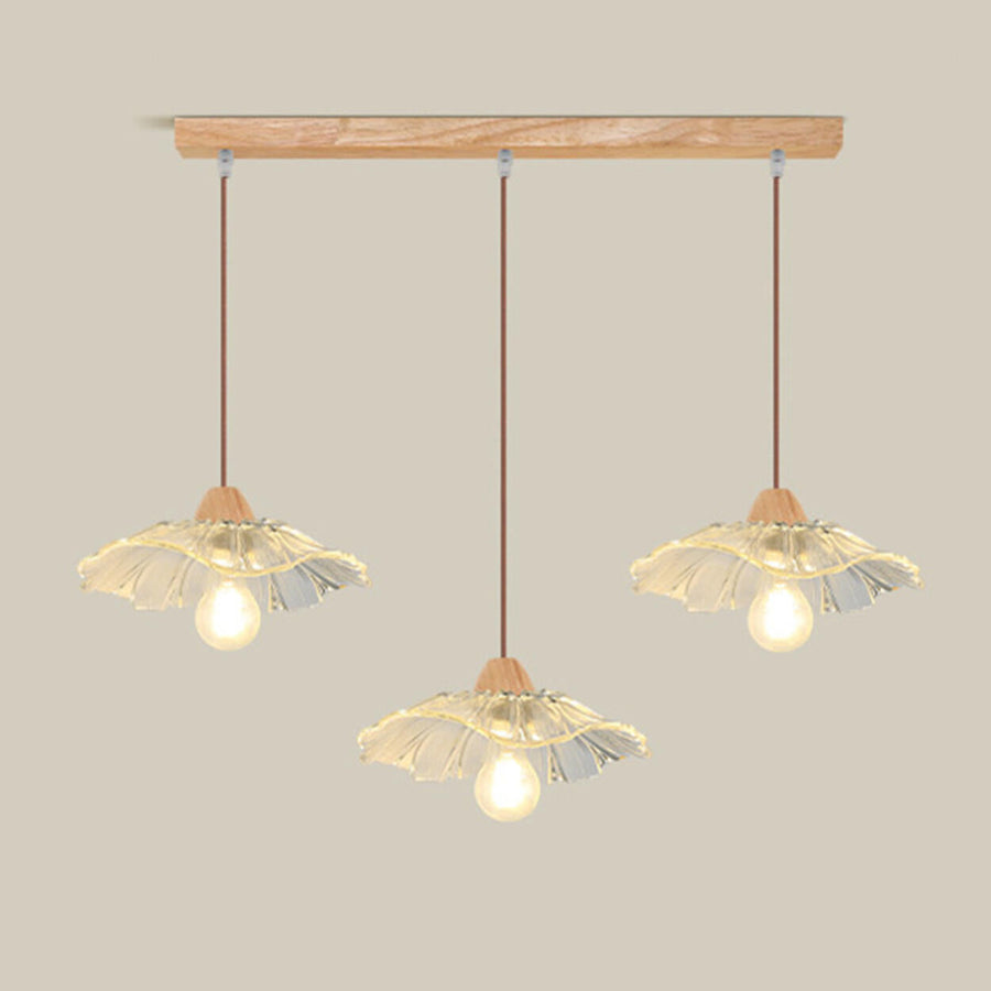 Nature 3-Light Adjustable Floral Island Pendant Light