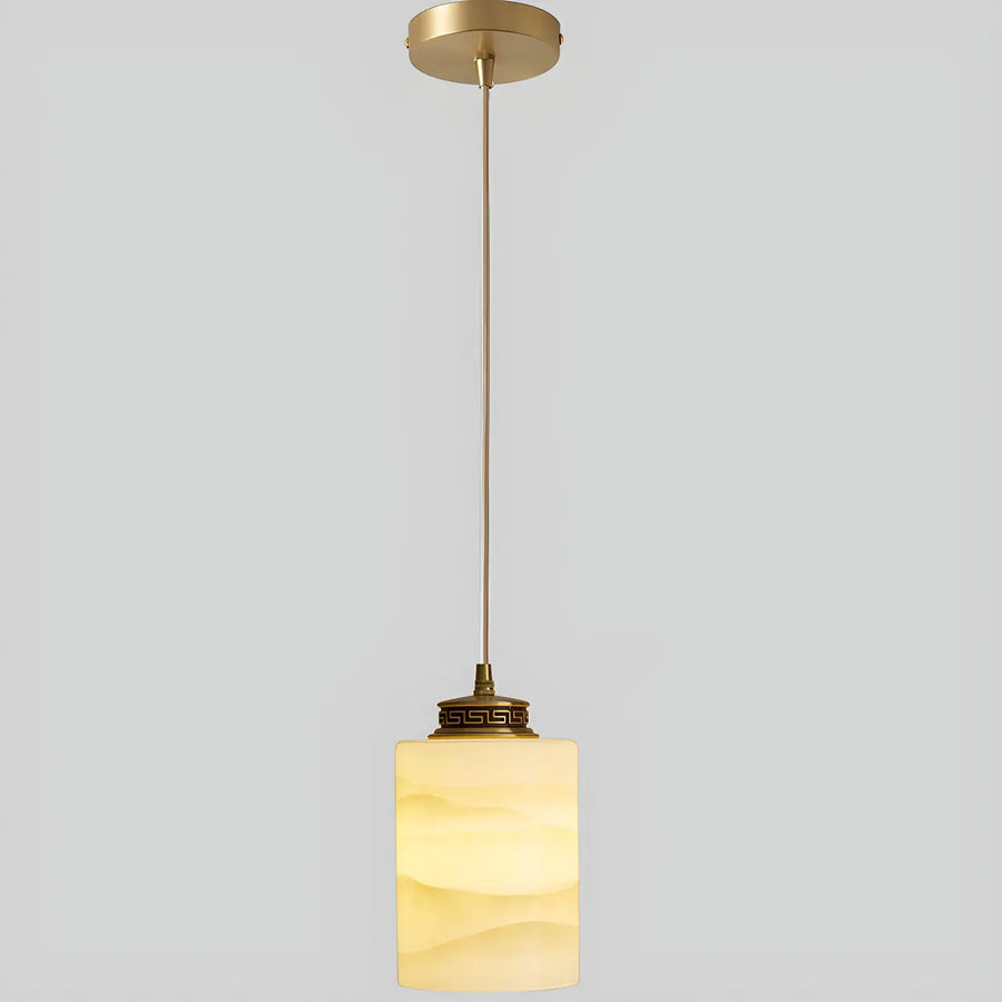 Nordic Cylinder Adjustable Height Pendant Light