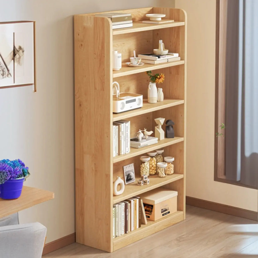 Nordic Simple Rectangular Wooden Storage Bookcase
