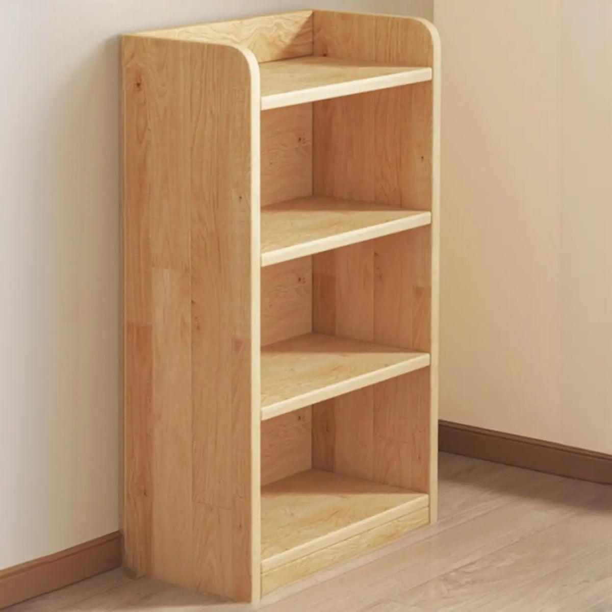 Nordic Simple Rectangular Wooden Storage Bookcase