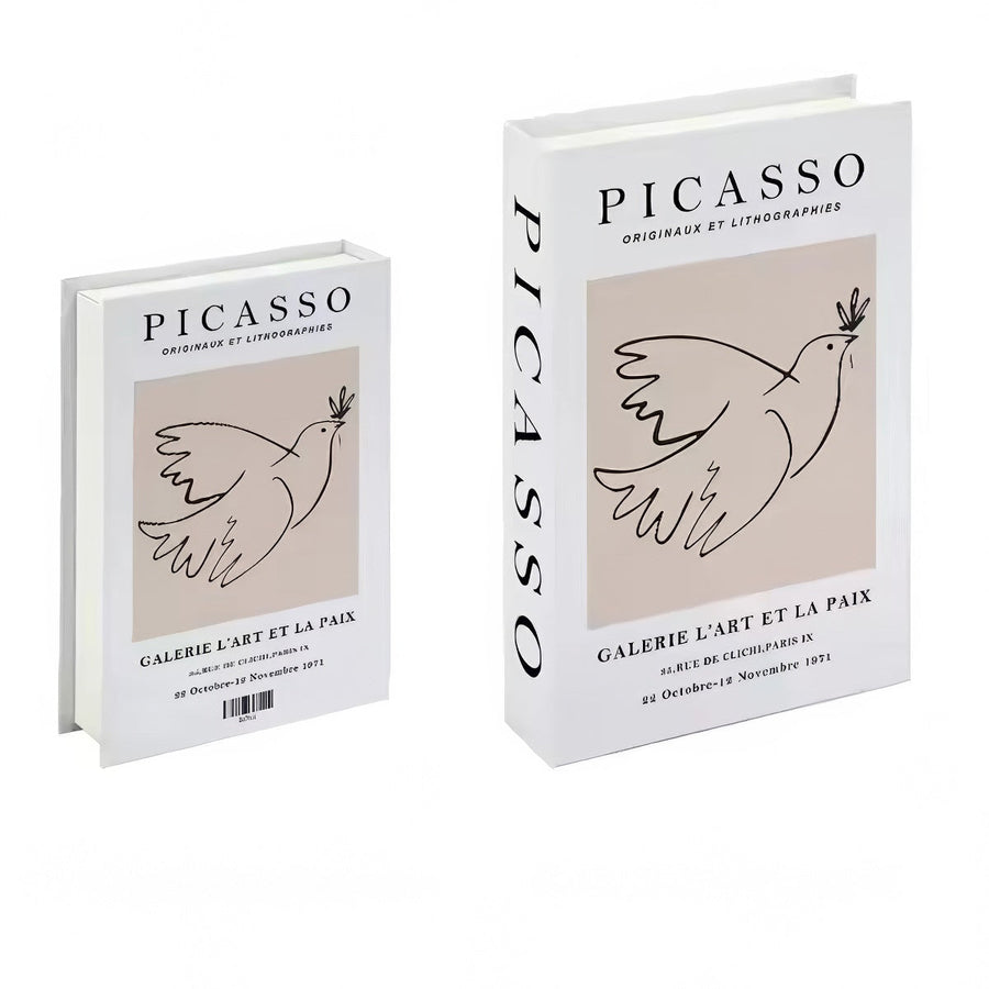 Picasso Minimalist Fake Book Storage Box