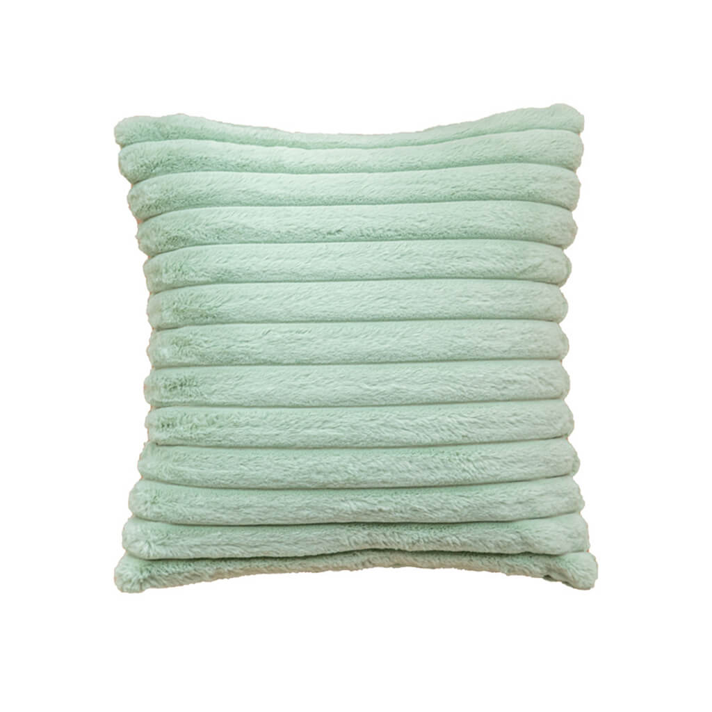 Ribbed Velvet Fluffy Throw Pillow Cover