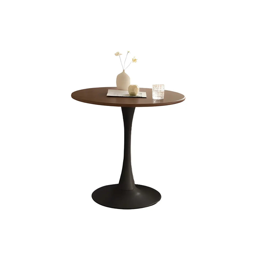 Scandinavian Round Wood Natural Dining Table