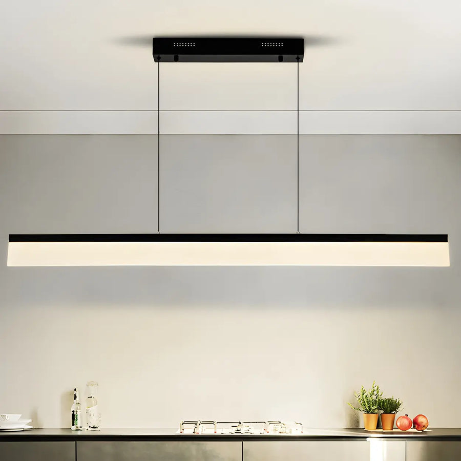 Trendy Rectangular Adjustable Island Pendant Light